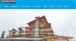Desktop Screenshot of hoteljahorina.com
